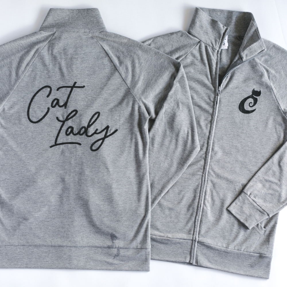 NWOT Gray zip up